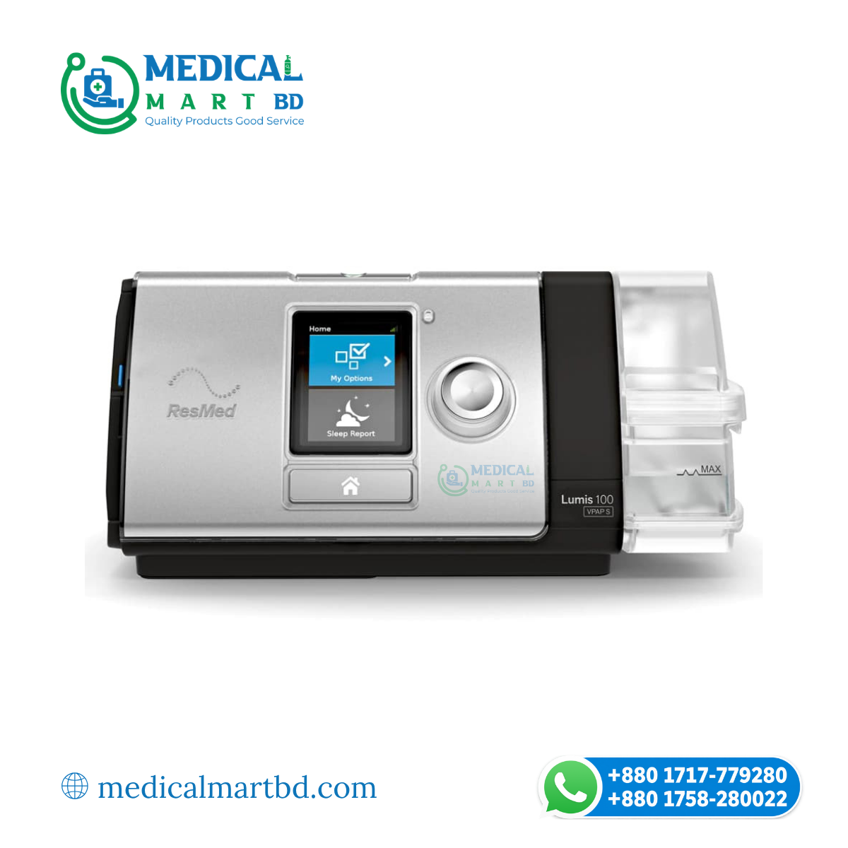 ResMed Lumis 100 ST BiPAP Machine-1 ResMed Lumis 100 ST BiPAP Machine-1
