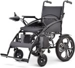 Shock Absorber Foldable Electric Wheelchair
