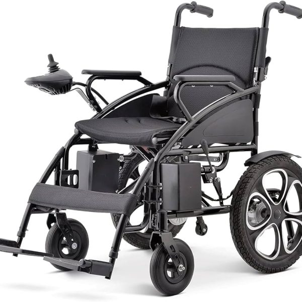 Shock Absorber Foldable Electric Wheelchair