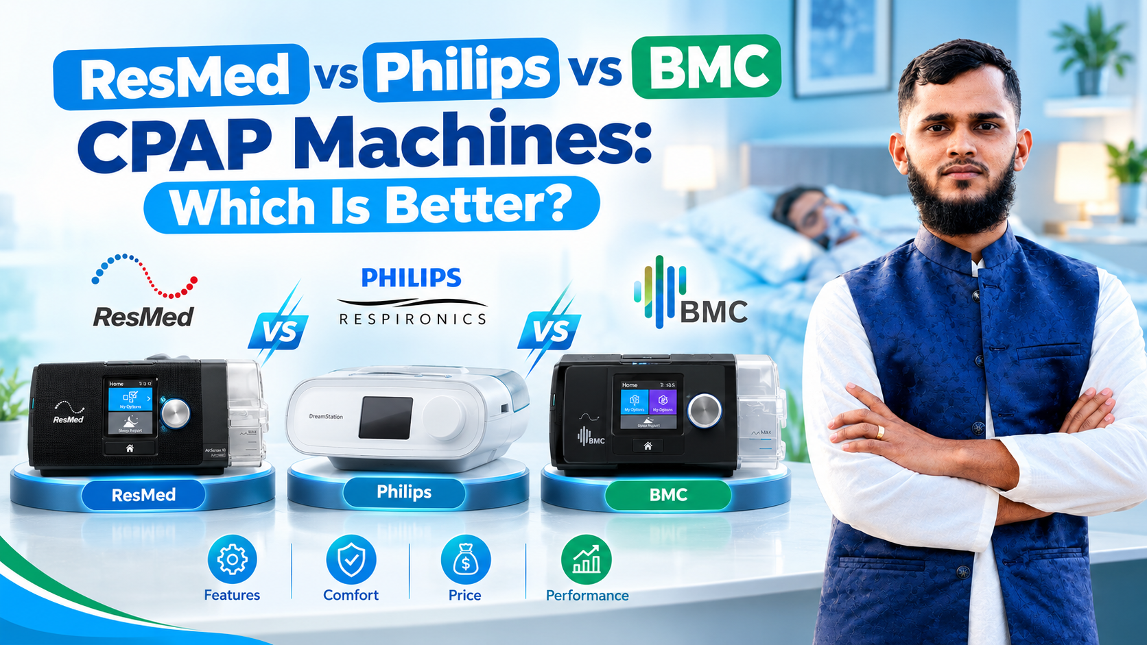 ResMed vs Philips vs BMC CPAP Machines: Which Is Better? Medical Mart BD